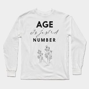 tshirt templates age theme black white decor Long Sleeve T-Shirt